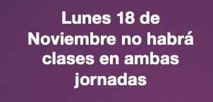 Lunes 18 de Noviembre